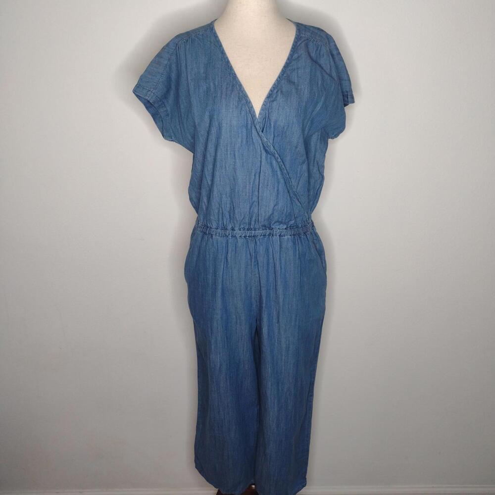 NWOT J. Crew Mercantile Women's Blue Jumpsuit Size Small